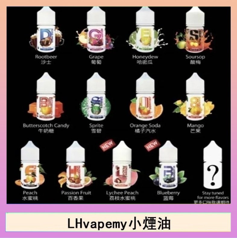 LHvapemy馬來西亞主機小煙油30ml